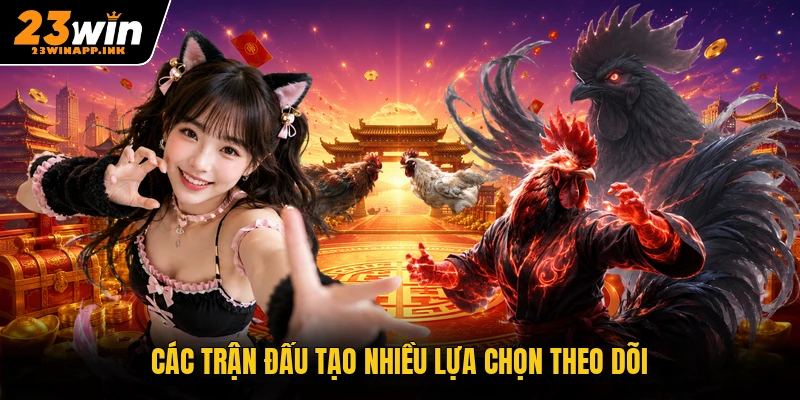 Các trận đấu tạo nhiều lựa chọn theo dõi
